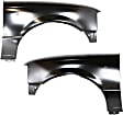 Front, Driver and Passenger Side Fenders