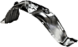 Front, Driver and Passenger Side, Fender Liner