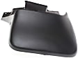 Rear, Driver and Passenger Side Mud Flaps, Black, Plastic