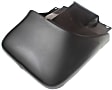 Rear, Driver and Passenger Side Mud Flaps, Black, Plastic