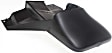 Rear, Driver and Passenger Side Mud Flaps, Black, Plastic