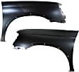 Front, Driver and Passenger Side Fenders, 4WD