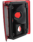 Driver and Passenger Side Halogen Tail Lights, without Bulbs, without Chrome Trim