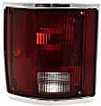 Driver and Passenger Side Halogen Tail Light, Without bulb(s), OE Replacement