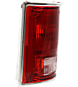 Driver and Passenger Side Halogen Tail Light, Without bulb(s), OE Replacement