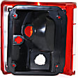 Driver and Passenger Side Halogen Tail Light, Without bulb(s), OE Replacement