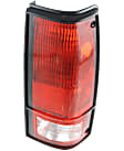 Driver and Passenger Side Halogen Tail Light, Without bulb(s), OE Replacement