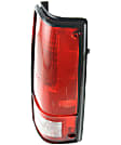 Driver and Passenger Side Halogen Tail Light, Without bulb(s), OE Replacement