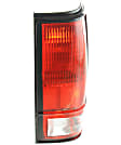 Driver and Passenger Side Halogen Tail Light, Without bulb(s), OE Replacement
