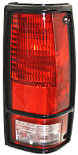 Driver and Passenger Side Halogen Tail Light, Without bulb(s), OE Replacement