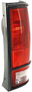 Driver and Passenger Side Halogen Tail Light, Without bulb(s), OE Replacement