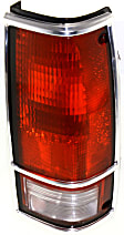 Driver and Passenger Side Halogen Tail Light, Without bulb(s), OE Replacement