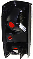 Driver and Passenger Side Halogen Tail Light, Without bulb(s), OE Replacement