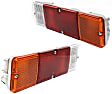 1988 Suzuki Samurai - Driver and Passenger Side Halogen Tail Light, With bulb(s), OE Replacement