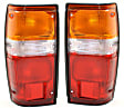 Driver and Passenger Side Halogen Tail Light, With bulb(s), OE Replacement