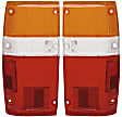 Driver and Passenger Side Tail Light Lens
