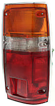 Driver and Passenger Side Halogen Tail Light, With bulb(s), OE Replacement
