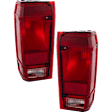 Driver and Passenger Side Halogen Tail Light, Without bulb(s), OE Replacement
