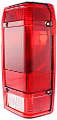Driver and Passenger Side Halogen Tail Light, Without bulb(s), OE Replacement