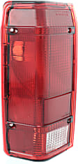 Driver and Passenger Side Halogen Tail Light, Without bulb(s), OE Replacement