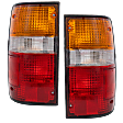 1994 Toyota Pickup - Driver and Passenger Side Halogen Tail Light, With bulb(s), OE Replacement