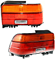 Driver and Passenger Side Halogen Tail Light, With bulb(s), OE Replacement