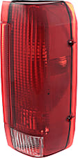 1995 Ford F-150 Special - Driver and Passenger Side Halogen Tail Light, Without bulb(s), Fleetside/Styleside, OE Replacement