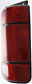 Driver and Passenger Side Halogen Tail Light, Without bulb(s), OE Replacement