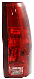 1988 Chevrolet C2500 - Driver and Passenger Side Halogen Tail Light, With bulb(s), For Models Without 15,000 Lbs. Gross Vehicle Weight, OE Replacement