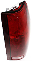 1988 Chevrolet C2500 - Driver and Passenger Side Halogen Tail Light, With bulb(s), For Models Without 15,000 Lbs. Gross Vehicle Weight, OE Replacement