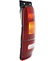 Driver and Passenger Side Halogen Tail Light, Without bulb(s), OE Replacement