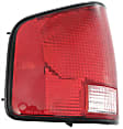 Driver and Passenger Side Halogen Tail Light, Without bulb(s), OE Replacement