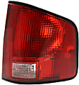 Driver and Passenger Side Halogen Tail Light, Without bulb(s), OE Replacement