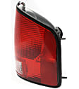 Driver and Passenger Side Halogen Tail Light, Without bulb(s), OE Replacement