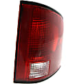Driver and Passenger Side Halogen Tail Light, Without bulb(s), OE Replacement