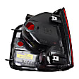 Driver and Passenger Side Halogen Tail Light, Without bulb(s), OE Replacement, CAPA Certified