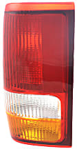 Driver and Passenger Side Halogen Tail Light, Without bulb(s), OE Replacement