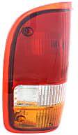 Driver and Passenger Side Halogen Tail Light, Without bulb(s), OE Replacement