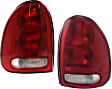 Driver and Passenger Side Halogen Tail Light, With bulb(s), OE Replacement