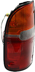 Driver and Passenger Side Halogen Tail Light, With bulb(s), OE Replacement