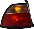Driver and Passenger Side, Outer Halogen Tail Light, Without bulb(s), OE Replacement