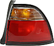 Driver and Passenger Side, Outer Halogen Tail Light, Without bulb(s), OE Replacement