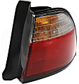 Driver and Passenger Side, Outer Halogen Tail Light, Without bulb(s), OE Replacement