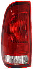 2002 Ford F-350 Super Duty - Driver and Passenger Side Halogen Tail Light, Without bulb(s), OE Replacement