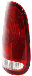 2002 Ford F-350 Super Duty - Driver and Passenger Side Halogen Tail Light, Without bulb(s), OE Replacement