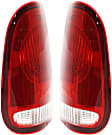 Driver and Passenger Side Halogen Tail Light, Without bulb(s), OE Replacement, Styleside, CAPA Certified
