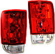 Driver and Passenger Side Halogen Tail Light, Without bulb(s), OE Replacement