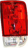 Driver and Passenger Side Halogen Tail Light, Without bulb(s), OE Replacement