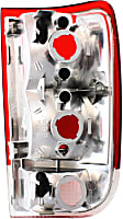 Driver and Passenger Side Halogen Tail Light, Without bulb(s), OE Replacement