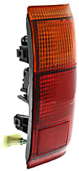 Driver and Passenger Side Halogen Tail Light, With bulb(s), OE Replacement
